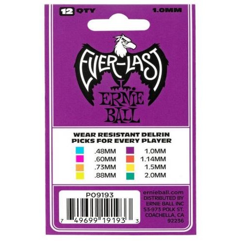 Медіатори Ernie Ball 9193 Red Everlast Guitar Player's Pack 1.0 mm (12 шт.) Медіатори Ernie Ball 9193 Red Everlast Guitar Player's Pack 1.0 mm (12 шт.)