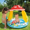Дитячий надувний басейн Intex 57114-1 «Грибочок», 102 х 89 см, з кульками 10 шт (hub_vfwiuh)