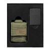 Запальничка із чохлом Zippo 236 Blk Crackle Ltr Tactical Pouch OD Green GS (49400)