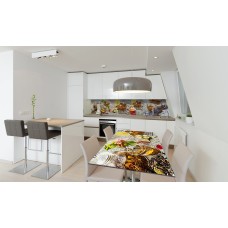 Наклейка вінілова на стіл Zatarga «Чайний Аромат» 600х1200 мм Z180644st