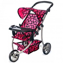 Коляска Melogo 9377 B-T 64x31x49 см Бордо (SK000027)