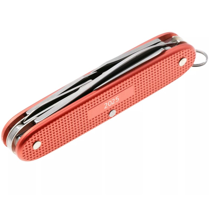 Складаний швейцарський ніж Victorinox Pioneer X Stone Red 9,3 см Червоний (0.8231.L25)