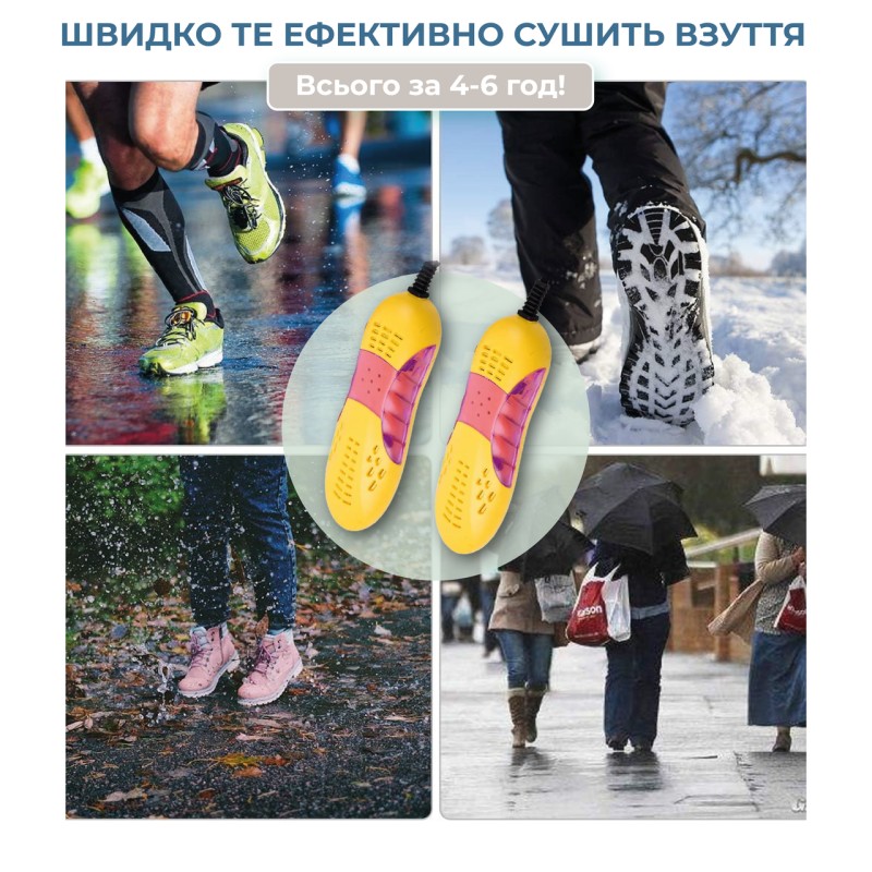 Електросушарка для взуття No Brand з ультрафіолетом