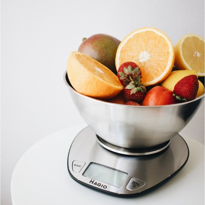 Ваги кухонні з чашею електронні MAGIO MG-691 Metal
