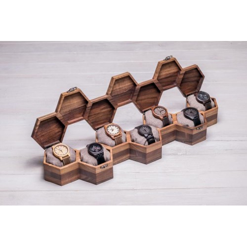 Бокс для зберігання годинників ecoWalnut 7.3х59.7х14.1 см Бокс для зберігання годинників ecoWalnut 7.3х59.7х14.1 см