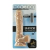 Гнучкий фалоімітатор на присосці ADDICTION — ANDREW 8″ Silicone Dong — Caramel, віброкуля в подаруно в інтернет супермаркеті PbayMarket!