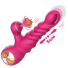 Багатофункціональний вібратор Pretty Love з вакуумною стимуляцією телескопічними рухами та підігрівом Рожевий в інтернет супермаркеті PbayMarket!