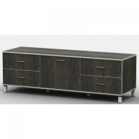 Тумба під телевізор Тиса Мебель ТВ-214 Венге 44x45x180 см Тумба під телевізор Тиса Мебель ТВ-214 Венге 44x45x180 см