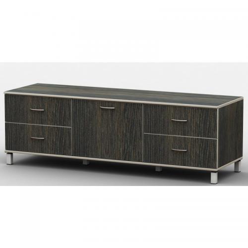 Тумба під телевізор Тиса Мебель ТВ-214 Венге 44x45x180 см