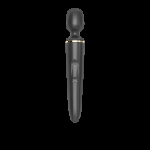 Вібромасажер Satisfyer Wand-er Woman (Black/Gold), водонепроникний, потужний, розмір XXL в інтернет супермаркеті PbayMarket!