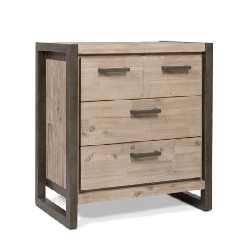 Комод Loft NS-255 930x750x400 мм Чорний