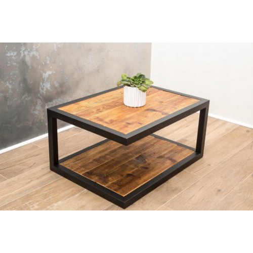 Журнальний, кавовий столик GoodsMetall у стилі Лофт 800х600х400 Прага Журнальний, кавовий столик GoodsMetall у стилі Лофт 800х600х400 Прага