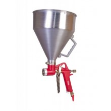 Пневмопістолет для нанесення штукатурки MASTERTOOL ХОПР ВБ 5000 мл алюміній 5 бар 81-8769