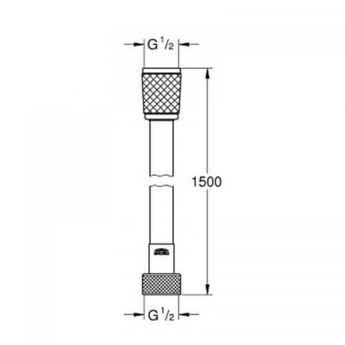 Душовий Шланг Grohe Relexaflex 45973001 Душовий Шланг Grohe Relexaflex 45973001