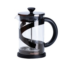 Френч-прес чайник скляний TS Kitchen Haus Roland 800 мл з фільтром чорний (HP33540B)