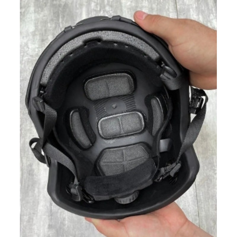 Тактичний шолом FAST IIIA NIJ та кавер Чорний 1850814721