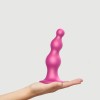 Насадка для страпона Strap-On-Me Dildo Plug Beads Framboise Metallic L в інтернет супермаркеті PbayMarket!