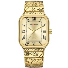 Наручний годинник чоловічий Aocasdiy Vintage Золотистий (3455)