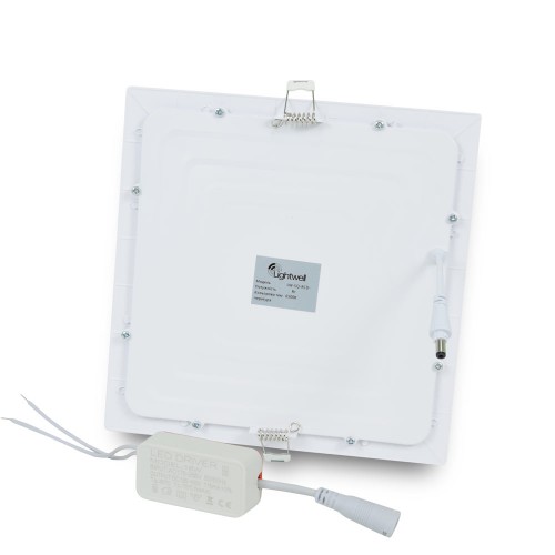 Комплект світильників світлодіодних Lightwell LW-SQ-RCD-12 12 W 3 шт Комплект світильників світлодіодних Lightwell LW-SQ-RCD-12 12 W 3 шт