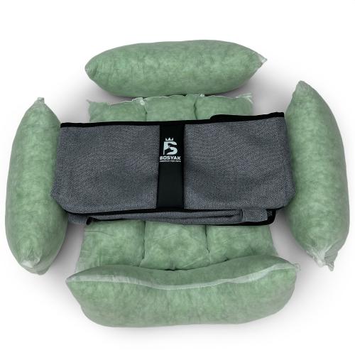 Лежак ліжко для собак та котів EGO Bosyak Рогожка XS 50x45 Сірий (спальне місце для собак та котів) Лежак ліжко для собак та котів EGO Bosyak Рогожка XS 50x45 Сірий (спальне місце для собак та котів)