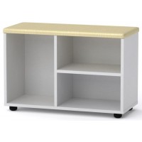 Тумба для взуття ТО-18 Компанит Німфея альба (70х30х46, 5 см)