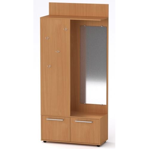 Передпокій Ірма Компанит Бук (90х38х200 см) Передпокій Ірма Компанит Бук (90х38х200 см)