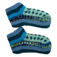 Шкарпетки домашні Kathmandu вовна яка М (22-25 см) Фісташковий Блакитний Синій (27209)