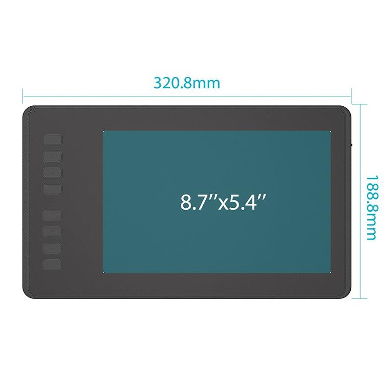 Графічний планшет Huion Inspiroy H950P + рукавичка