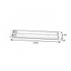 Світильник під дві led-лампи Т-8 120 см Преміум СПС 02-1200 MSK Electric