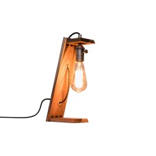 Декоративний ретро LED світильник Loft Design Edison ecoWalnut