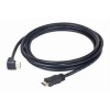 Кабель Cablexpert (CC-HDMI490-15) HDMI to HDMI V.1.4, вилка/кутова вилка 4,5 м чорний в інтернет супермаркеті PbayMarket!