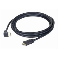 Кабель Cablexpert (CC-HDMI490-15) HDMI to HDMI V.1.4, вилка/кутова вилка 4,5 м чорний