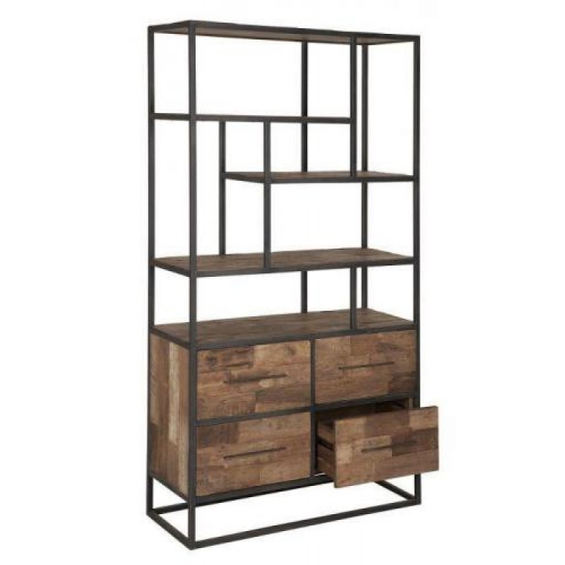 Стелаж для зберігання в стилі Loft NS-1959 1830x1000x400 мм Черный