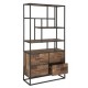 Стелаж для зберігання в стилі Loft NS-1959 1830x1000x400 мм Черный