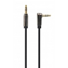 Аудіо-кабель Cablexpert (CCAPB-444L-1M), 3.5 мм кутовий M/M 3.5мм, 1,0 м, стерео, чорний