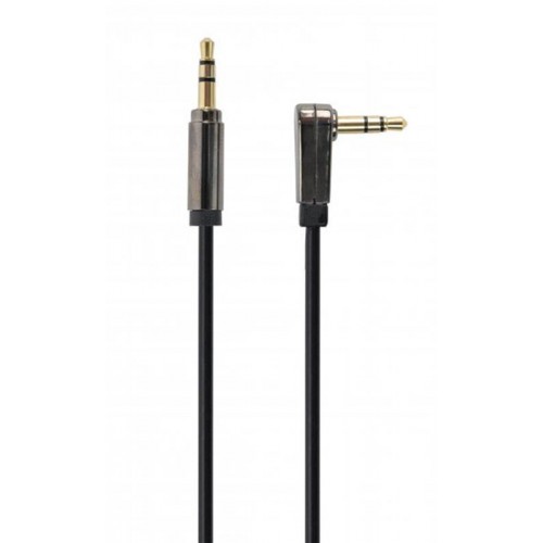 Аудіо-кабель Cablexpert (CCAPB-444L-1M), 3.5 мм кутовий M/M 3.5мм, 1,0 м, стерео, чорний в інтернет супермаркеті PbayMarket!