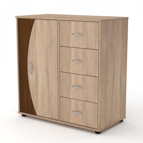 Комод для речей Компанит 4 1 1 Дуб сонома Комод для речей Компанит 4 1 1 Дуб сонома