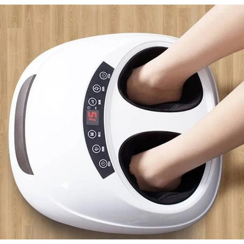 Масажер для ніг і ступень з підігрівом Benbo BZ-9028 Білий (1454184647)