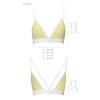 Спортивний топ з подвійними бретелями Passion PS007 TOP yellow, size L в інтернет супермаркеті PbayMarket!