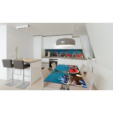 Наклейка вінілова на стіл Zatarga «Сливи» 600х1200 мм Z180536st