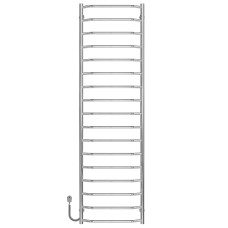 Рушникосушарка електрична Трапеція П17 500х1800 Deffi Хром EF16 (C.TR.180.50.17.E.C.L.5)