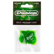 Медіатори Dunlop 486PML Gels Green Medium Light Player's Pack (12 шт.)