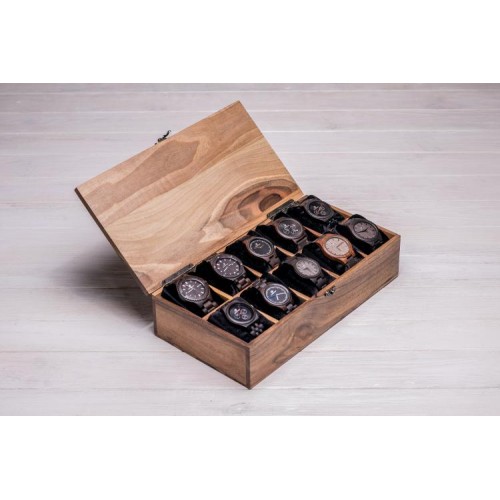 Органайзер для зберігання годинників ecoWalnut 8.2х34.2х18 см Органайзер для зберігання годинників ecoWalnut 8.2х34.2х18 см