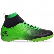 Сороконіжки взуття футбольне з носком Pro Action PRO-823-18 43 BLACK/GREEN (SK001501)
