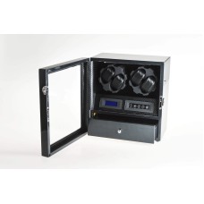 Шкатулка Salvadore для підзаводу 4 годинників X-2/05-TC1 31х19х33 см Чорний