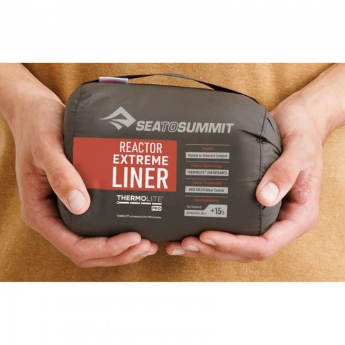 Вкладиш у спальник Sea To Summit Reactor Extreme Liner Mum Compact Помаранчевий (1033-STS ASL031071-190802) Вкладиш у спальник Sea To Summit Reactor Extreme Liner Mum Compact Помаранчевий (1033-STS ASL031071-190802)
