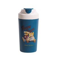 Термочашка з керамічною колбою YIWU Bears 480 мл Синій (HP-14-15GR)