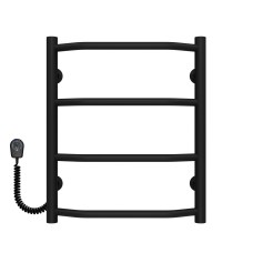 Рушникосушарка електрична Трапеція П4 400х500 Deffi Чорний EF16 (C.TR.50.40.4.E.B.L.5)