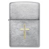 Запальничка бензинова Zippo Spiritual Cross Design Сріблястий (46479)
