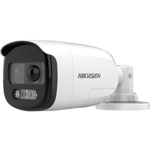 HD-TVI відеокамера 2 Мп Hikvision DS-2CE12DFT-PIRXOF (3.6 мм) ColorVu з PIR датчиком та сиреною для системи відеоспостереження в інтернет супермаркеті PbayMarket!